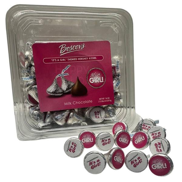 Boscov's 16oz. It's A Girl Milk Chocolate Kisses