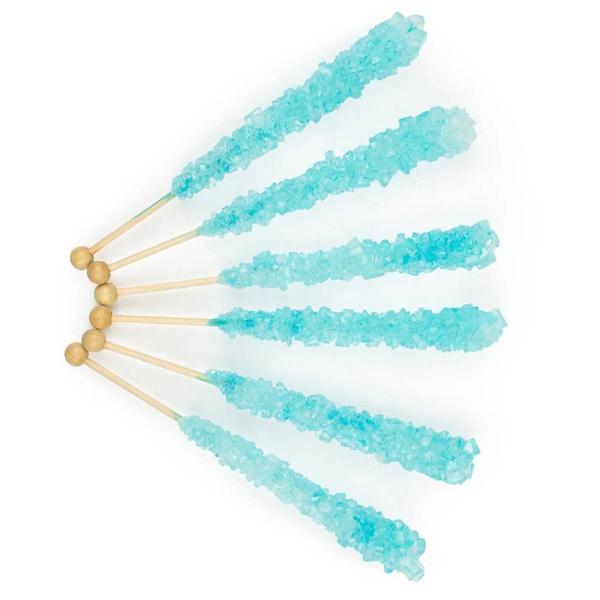 Boscov's 6pc. Wrapped Cotton Candy Flavored Rock Candy on a Stick