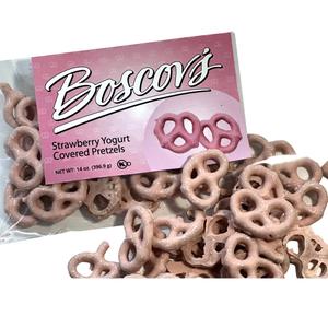 Boscov's 14oz. Strawberry Flavored Yogurt Covered Pretzels