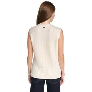 Womens DKNY Jeans Cable Knit V-Neck Sweater Vest alternate view