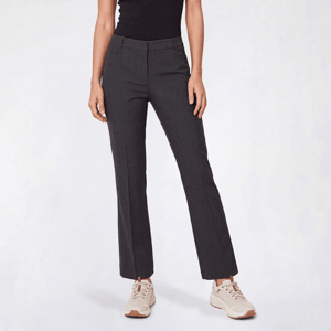 Womens DKNY Sullivan Slash Pocket Flare Pants - Charcoal