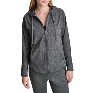 Womens DKNY Sport Space Dye Full Zip Jacket with Pockets