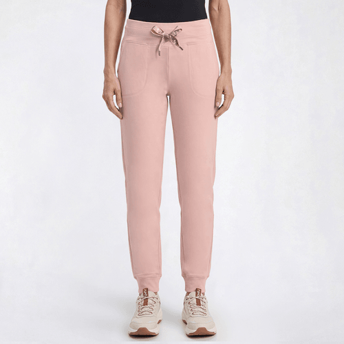 Womens DKNY Sport Two Tone Logo Drawcord Fleece Joggers alternate view
