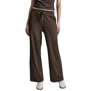 Womens DKNY Sport Mid Rise Spacedye Wide Leg Sweatpants