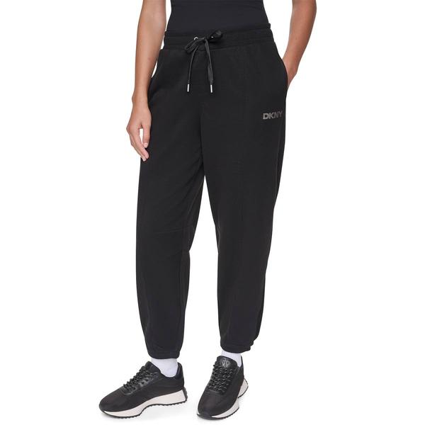 Womens DKNY Sport Foil Logo Fleece Joggers