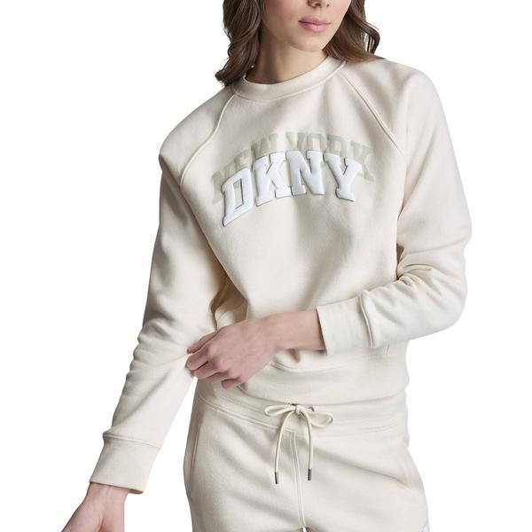 Womens DKNY Sport Shadow Varsity Logo Crew Neck Sweatshirt alternate view