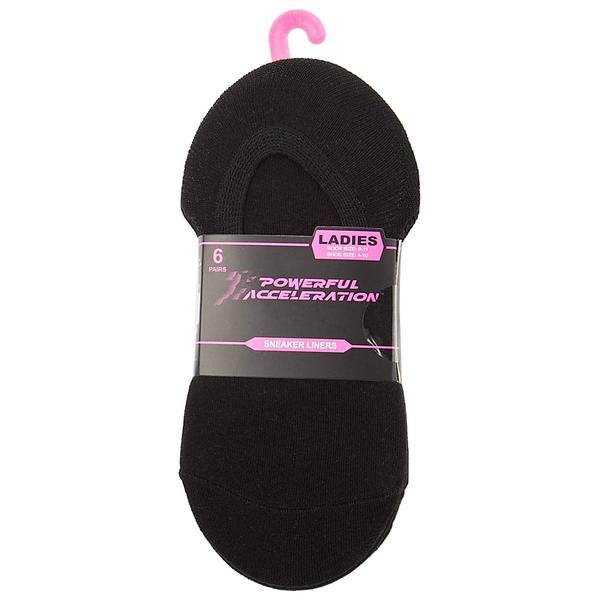 Womens Powerful Accerlation 6pk. Sneaker Liners alternate view