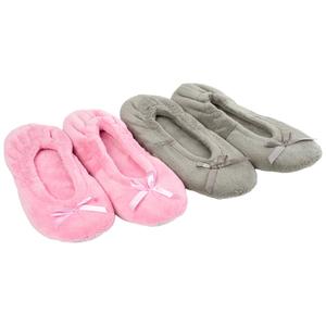 Womens Nanette Lepore 2pr. Ballerina Slippers