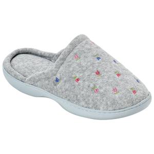 Womens Nanette Lepore Floral Embroidered Clog Slippers