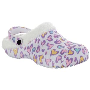 Womens Ella & Joy Hearts Lined Clogs