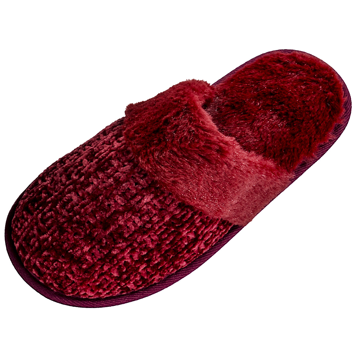 Womens Ella & Joy Chenille Slippers