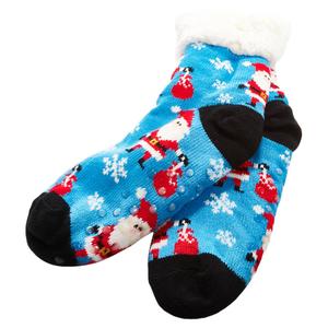 Womens Ella & Joy Winter Sherpa Lined Slipper Socks alternate view