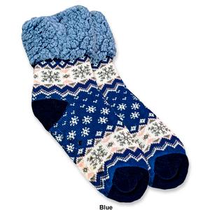 Womens Ella & Joy Sherpa Lined Lounge Slipper Socks alternate view
