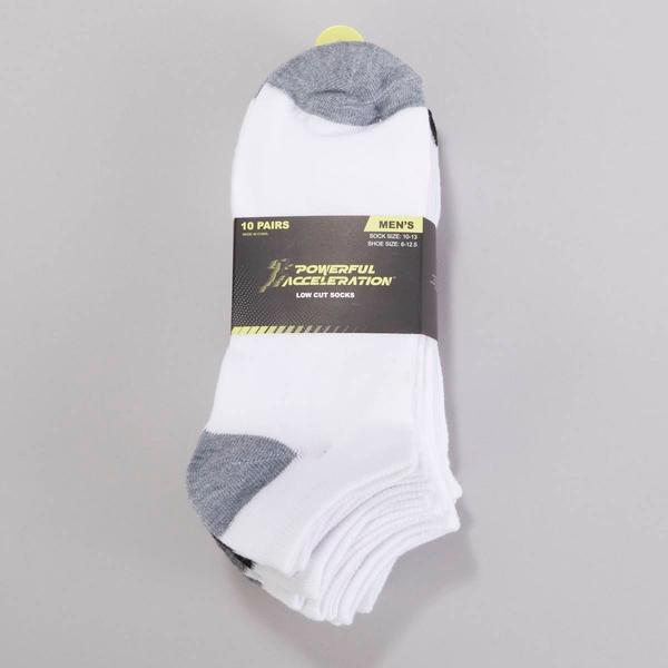 Mens Powerful Acceleration 10pk. Low Cut Socks