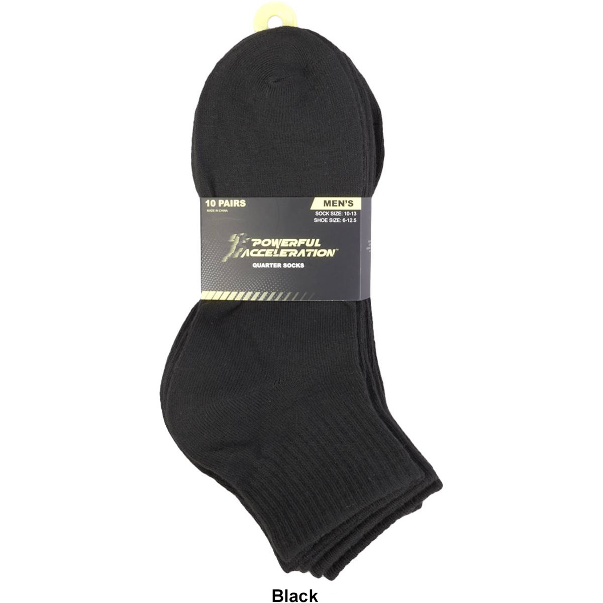 Mens Accelerate Accessories 10pk. Quarter Socks