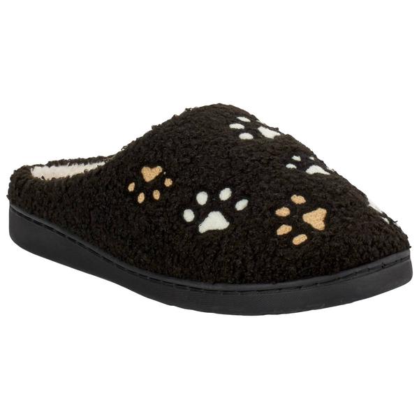 Mens Preswick & Moore(R) Paw Print Memory Foam Slippers alternate view