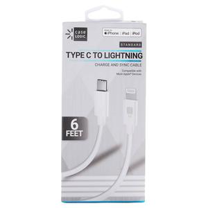Case Logic 6ft. Type C To Lightning Cable