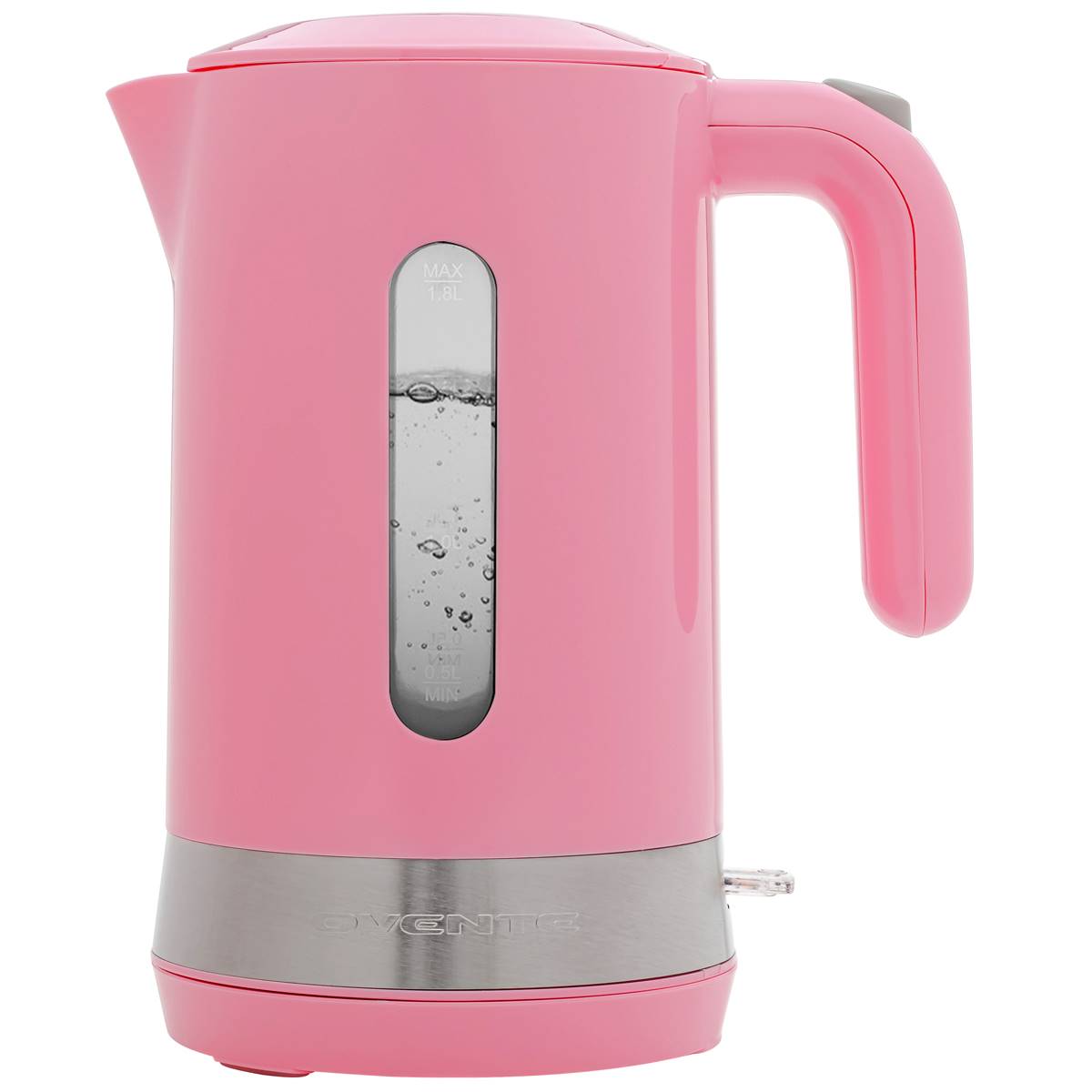 Ovente 1.8 Liter Electric Kettle W/ ProntoFill(tm) Lid - Pink