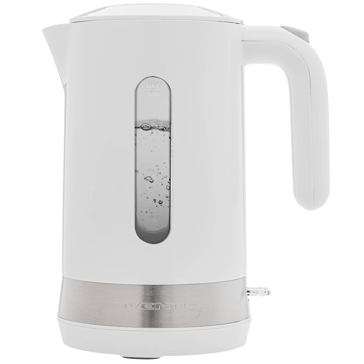 Ovente 1.8 Liter Electric Kettle W/ ProntoFill(tm) Lid - White