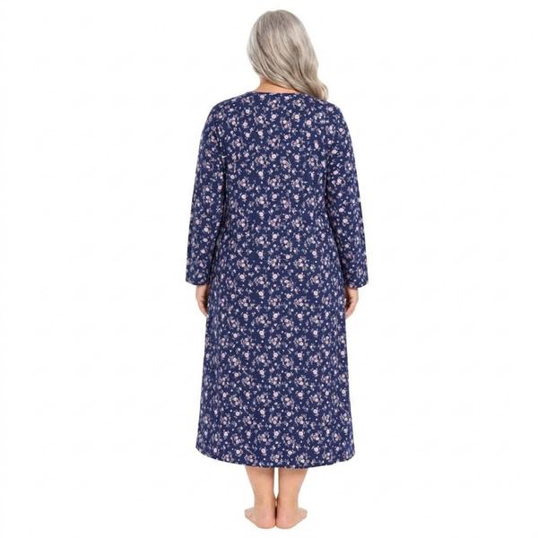 Plus Size Elizabeth & Nicole Lace Floral Waltz Nightgown alternate view