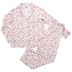Womens Elizabeth & Nicole Long Sleeve Floral Pajama Set alternate view