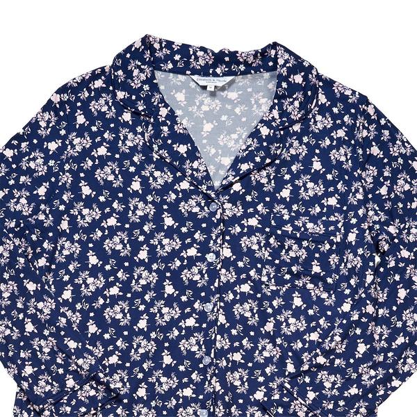 Womens Elizabeth & Nicole Long Sleeve Floral Pajama Set alternate view