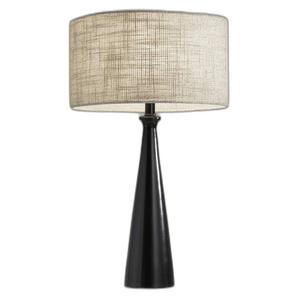 HomeRoots 22in. Black Metal Geo Table Lamp alternate view