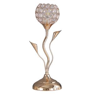 HomeRoots 14in. Gold Bedside Novelty Table Lamp