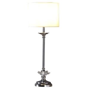 HomeRoots 26in. Silver Metal and Faux Crystal Table Lamp alternate view
