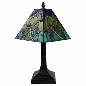 HomeRoots 15in. Multi-Color Dragonfly Candlestick Table Lamp alternate view