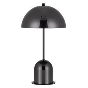 HomeRoots 20in. Gunmetal Half Dome Table Lamp