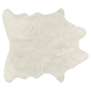 9th & Pike(R) Super Soft Off White Faux Hide Area Rug