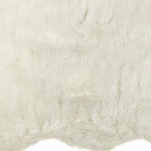 9th & Pike(R) Off White Faux Sheepskin Shag Accent Rug alternate view