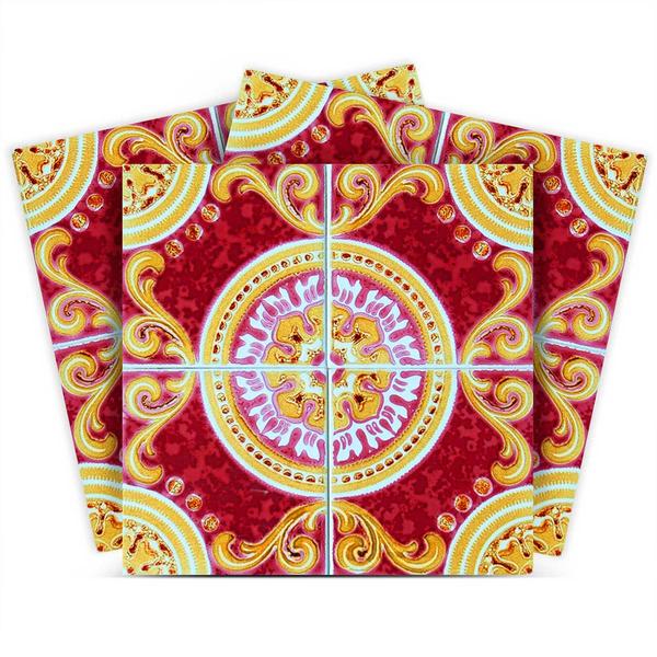 9th & Pike(R) 24pk. Golden Ruby Removable Peel & Stick Tiles