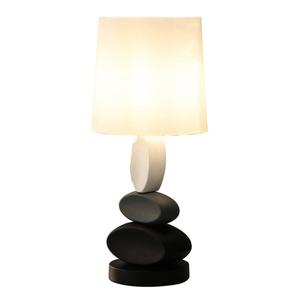 9th & Pike(R) 19in. Geo Stone Stack Metal Table Lamp