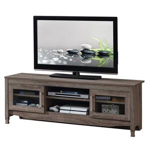 Techni Mobili Grey Driftwood TV Stand alternate view