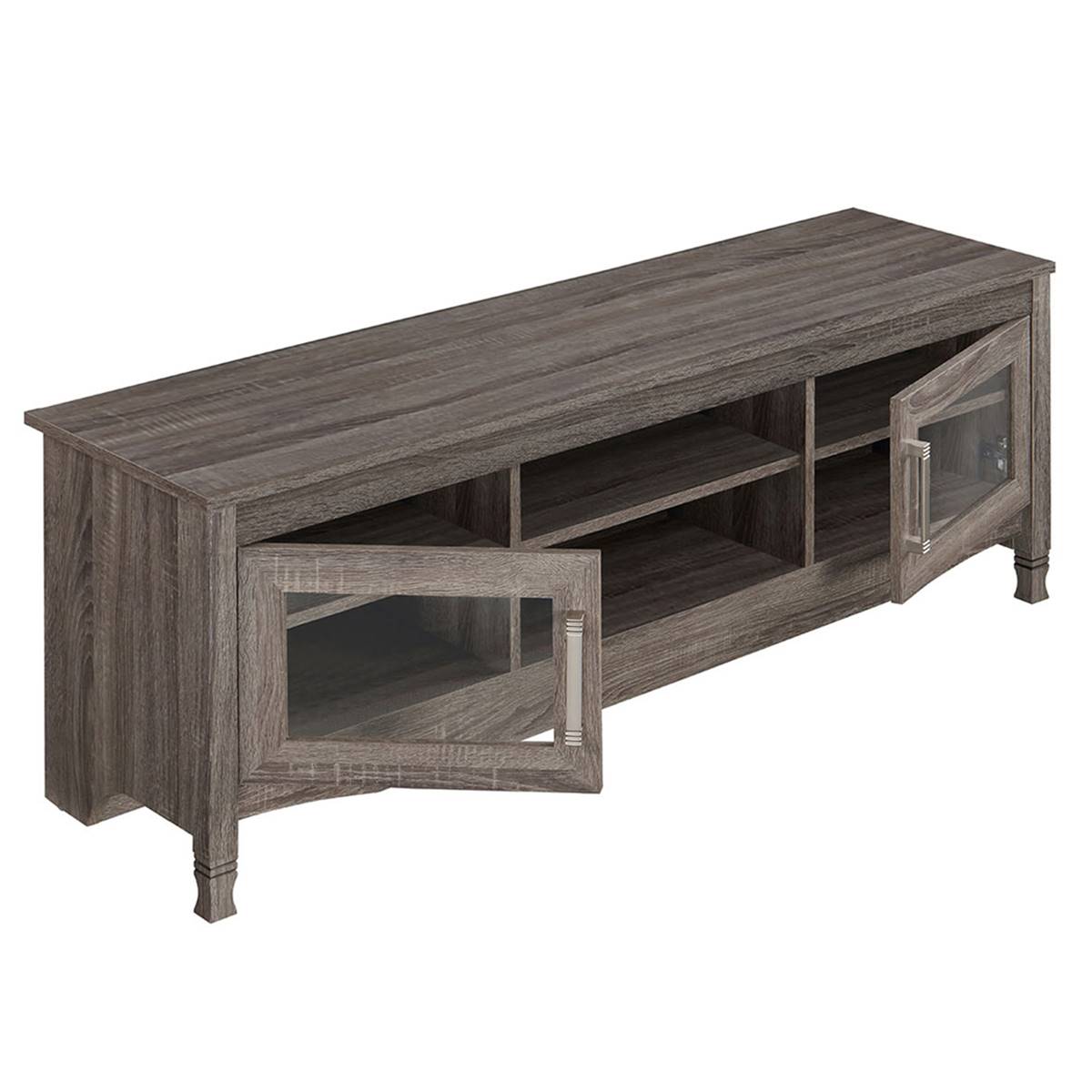 Techni Mobili Grey Driftwood TV Stand