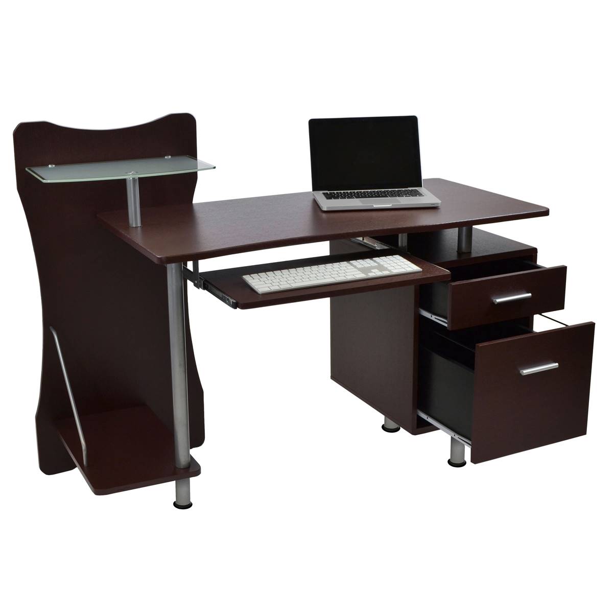 Techni Mobili Stylish Computer Desk W/ Storage