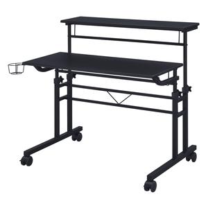 Techni Mobili Rolling Writing Desk w/ Height Adjustable Desktop