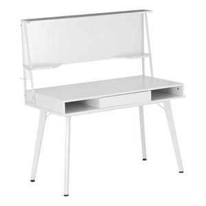 Techni Mobili Study Computer Desk w/ Dry Erase White Board