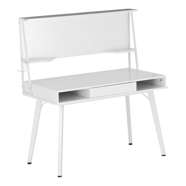 Techni Mobili Study Computer Desk w/ Dry Erase White Board