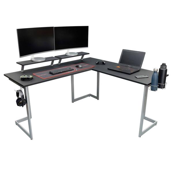 Techni Sport Warrior 63in. W L-Shaped Gaming Desk alternate view