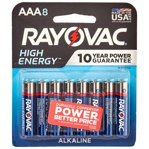 Rayovac(R) 8pk. AAA Batteries