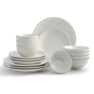 Sango Siterra Rustic White 16pc. Dinnerware Set