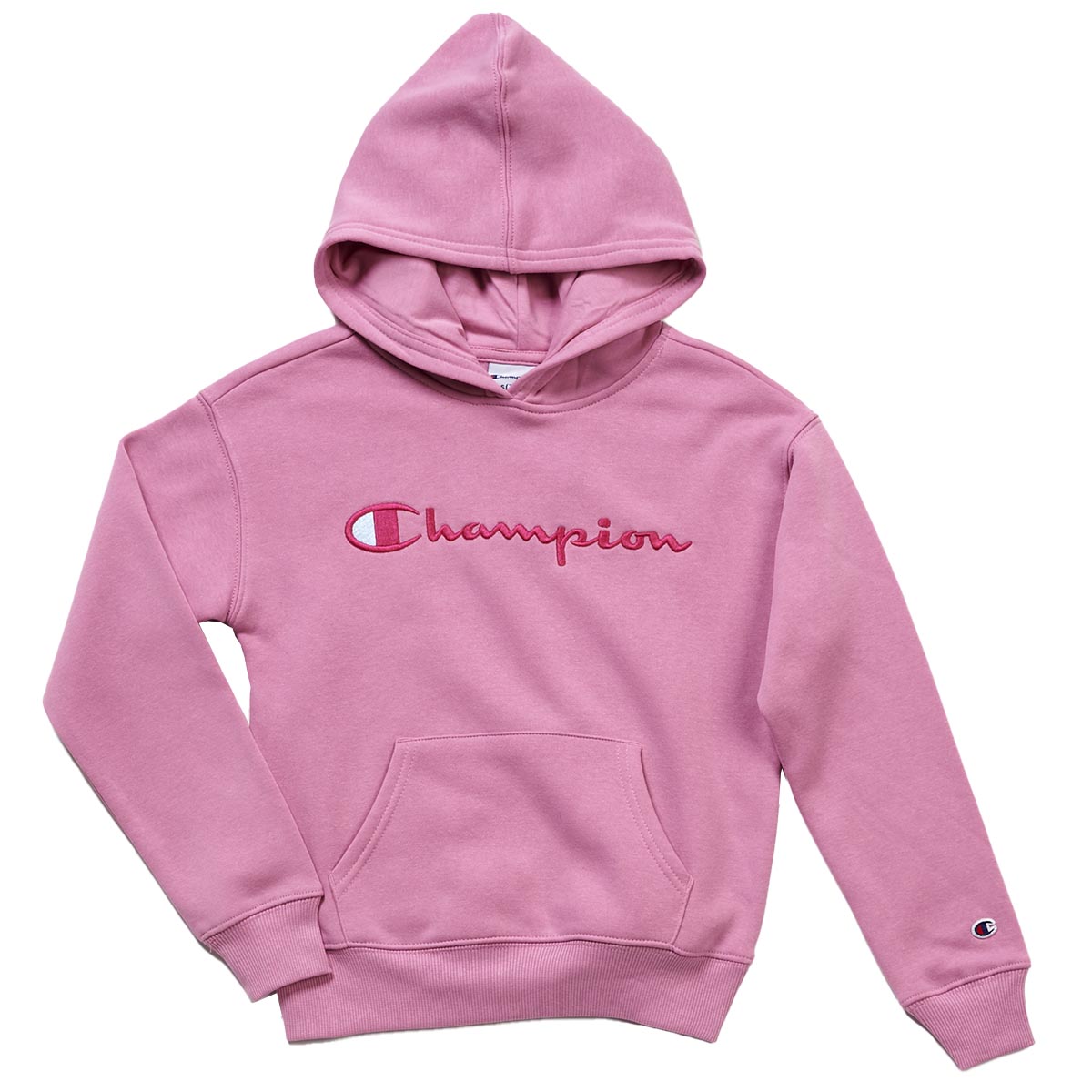 Girls (7-16) Champion(R) Signature Solid Embroidered Hoodie