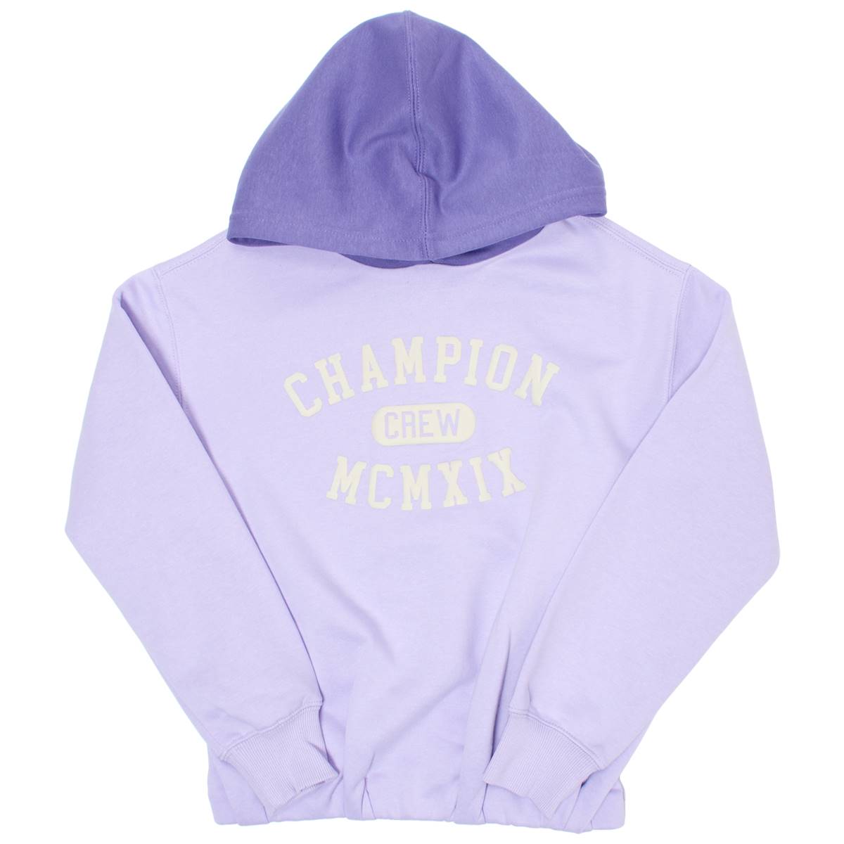 Girls (7-16) Champion(R) Old School Pull Over Hoodie - Lavender