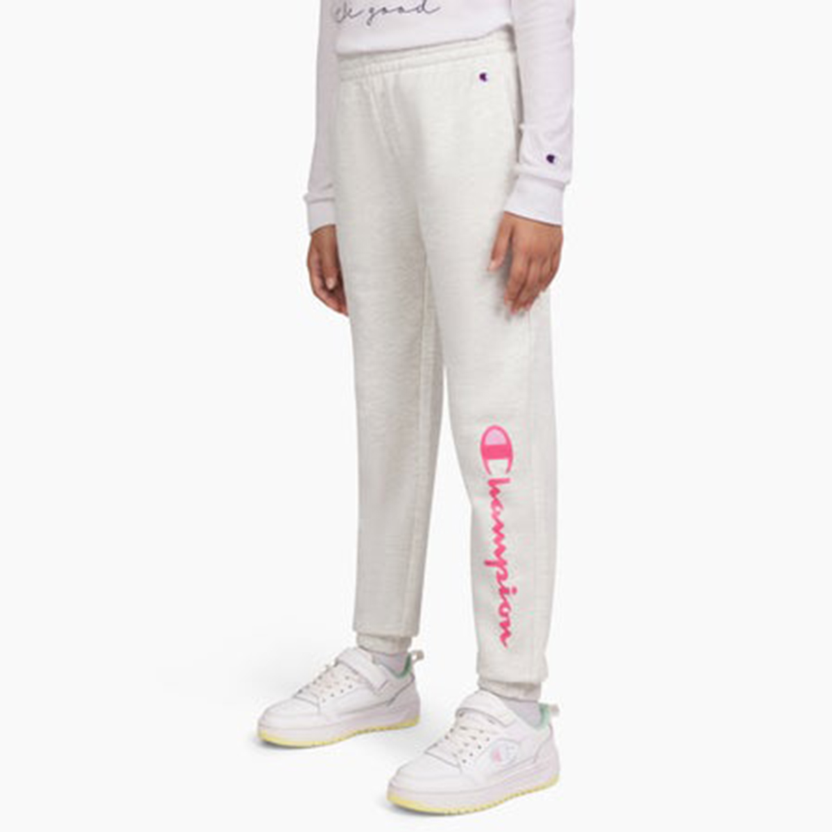 Girls (7-16) Champion(R) Signature Logo Sweatpants