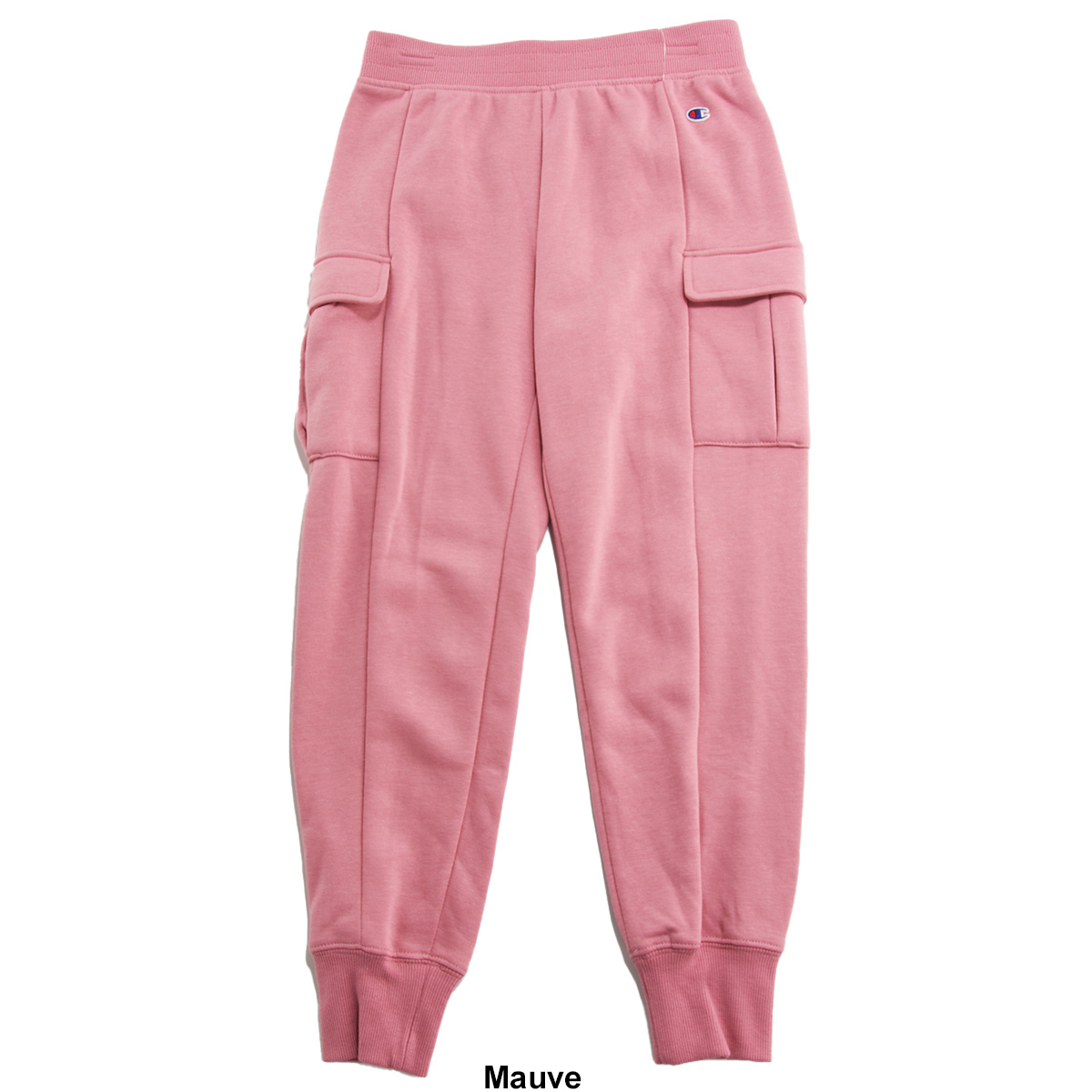 Girls (7-16) Champion(R) Solid Cargo Jogger Sweatpants