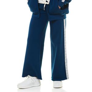 Girls (7-16) Champion(R) Crochet Trim Wide Leg Pants