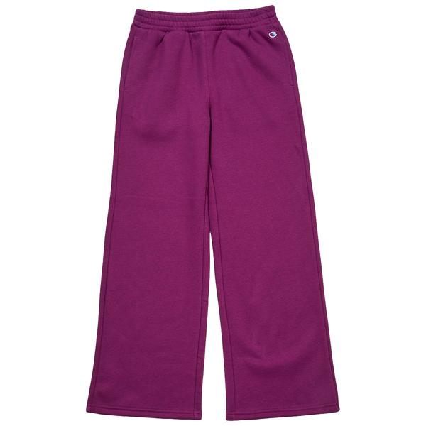 Girls (7-16) Champion(R) Fleece Lined Wide Leg Bow Back Pants